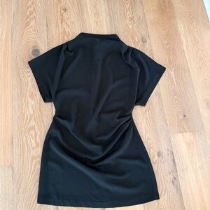 H&M Black Short Sleeve Tunic Top